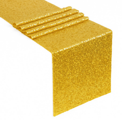 Borðrenningur - Gylltar pallíettur