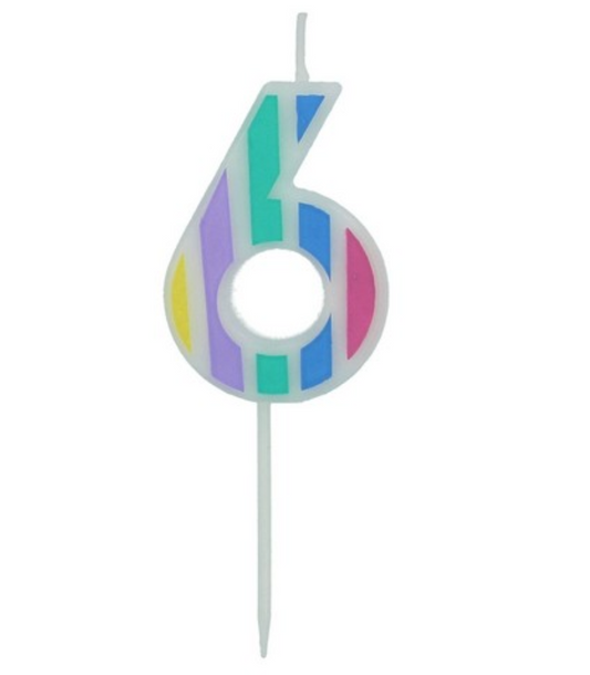 Kerti - Pastel tölustafur - 6