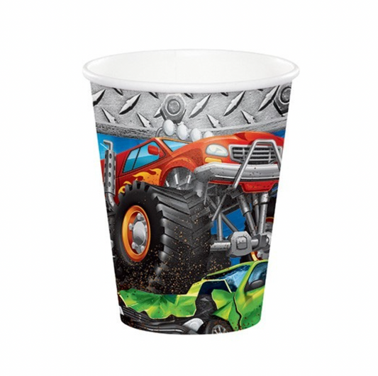 Pappaglös - Monster truck - 8 stk