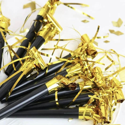 Blástursýlur - Gylltar - 6 stk