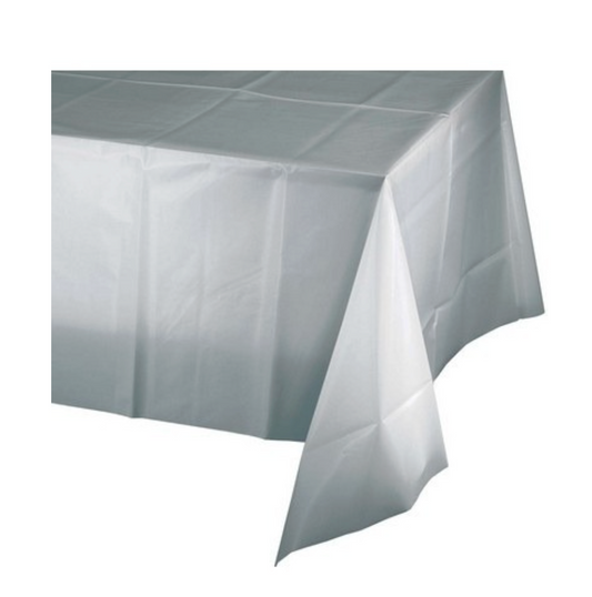 Plastdúkur - Silfur - 137 x 274 cm