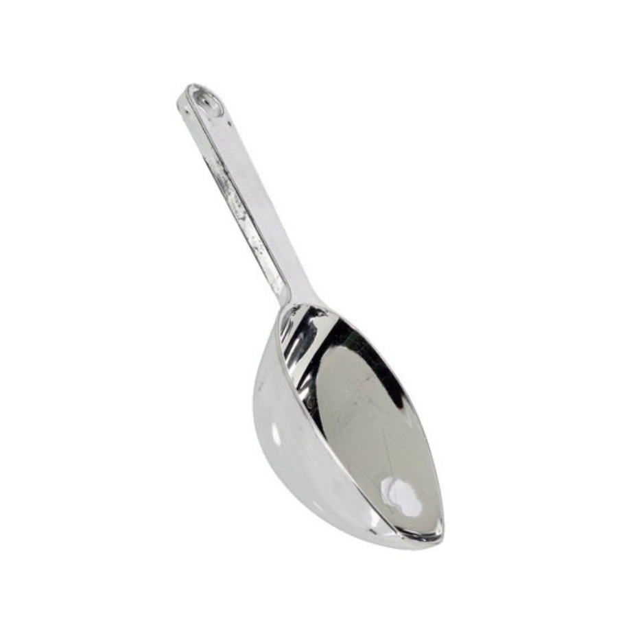 Skeið í nammibar - Silfur - 16,7 cm