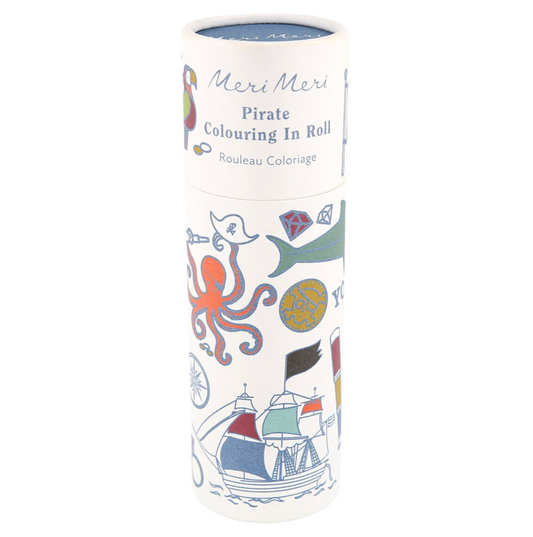 Litarúlla með vaxlitum - Sjóræningjar