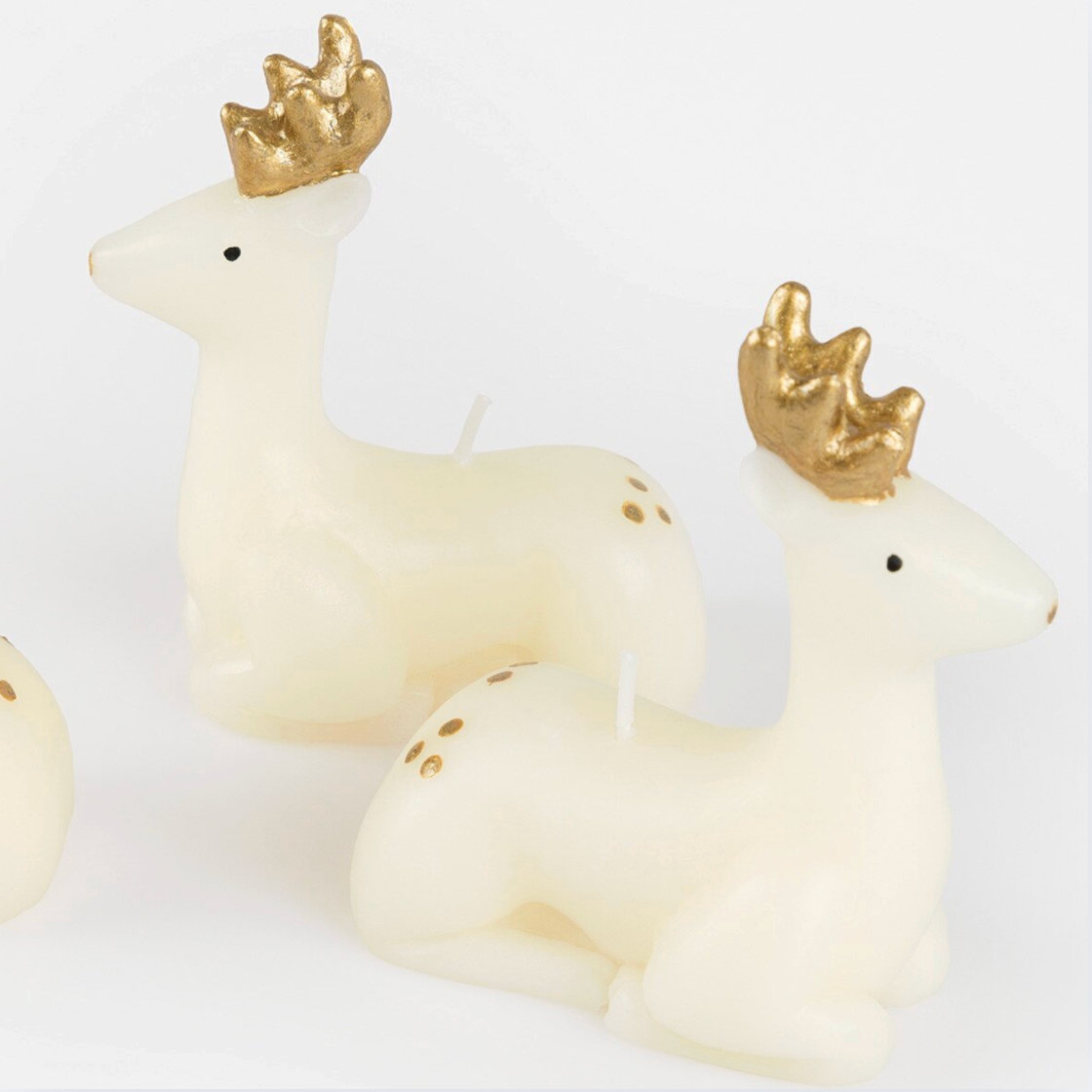 Kerti - Handmáluð Hreindýr - 3 stk