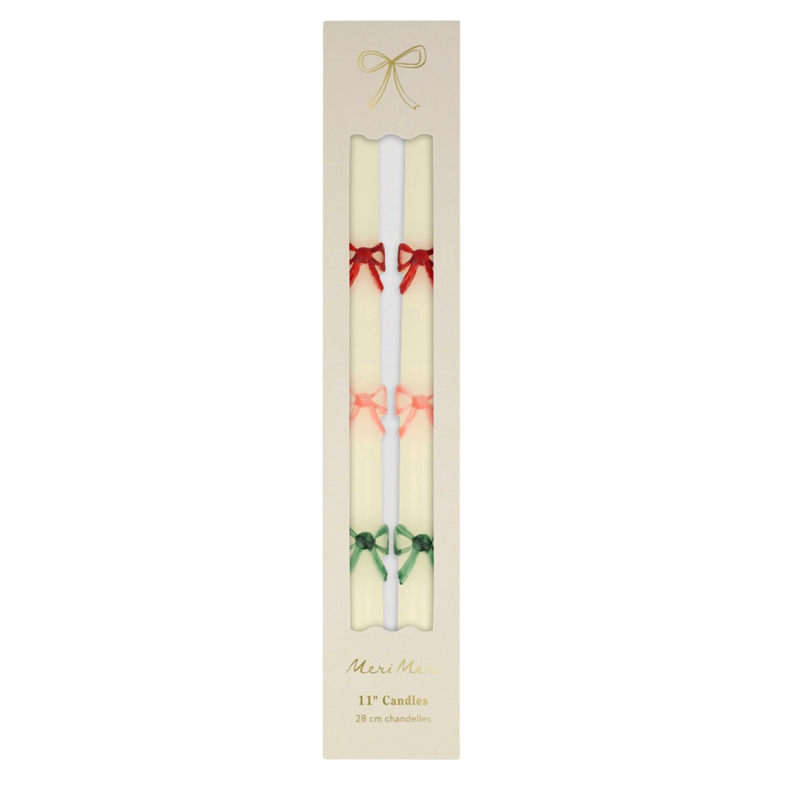 Kerti með slaufum - 2 stk