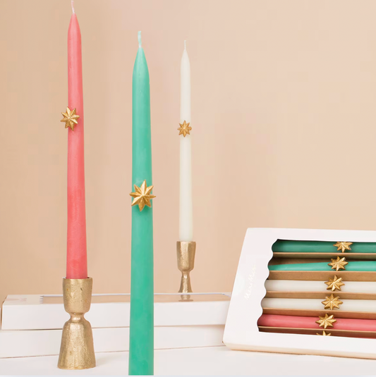 Kerti með stjörnum - 6 stk