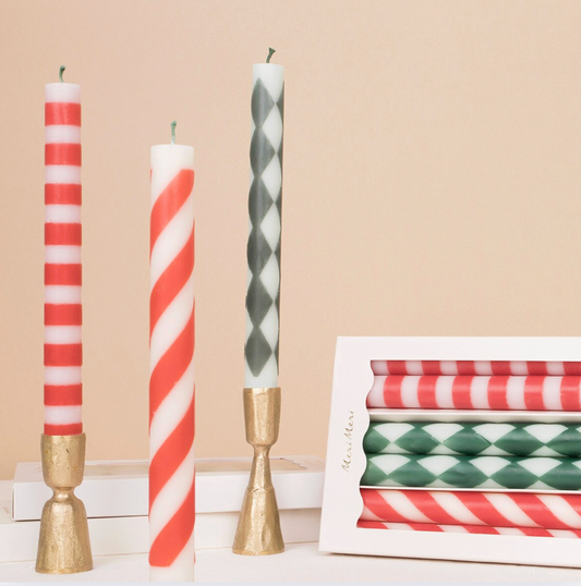 Kerti - Röndótt - 6 stk