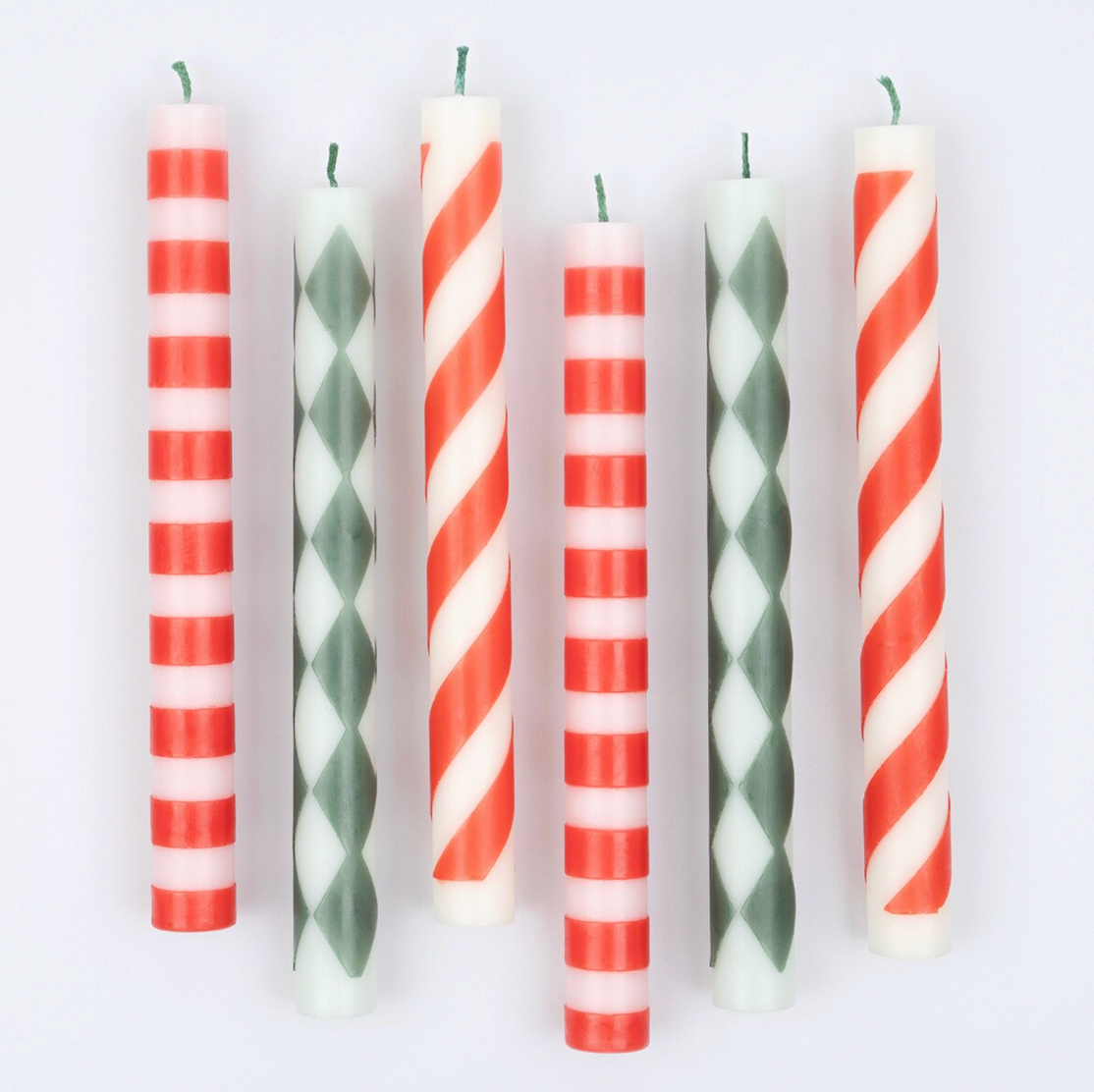 Kerti - Röndótt - 6 stk