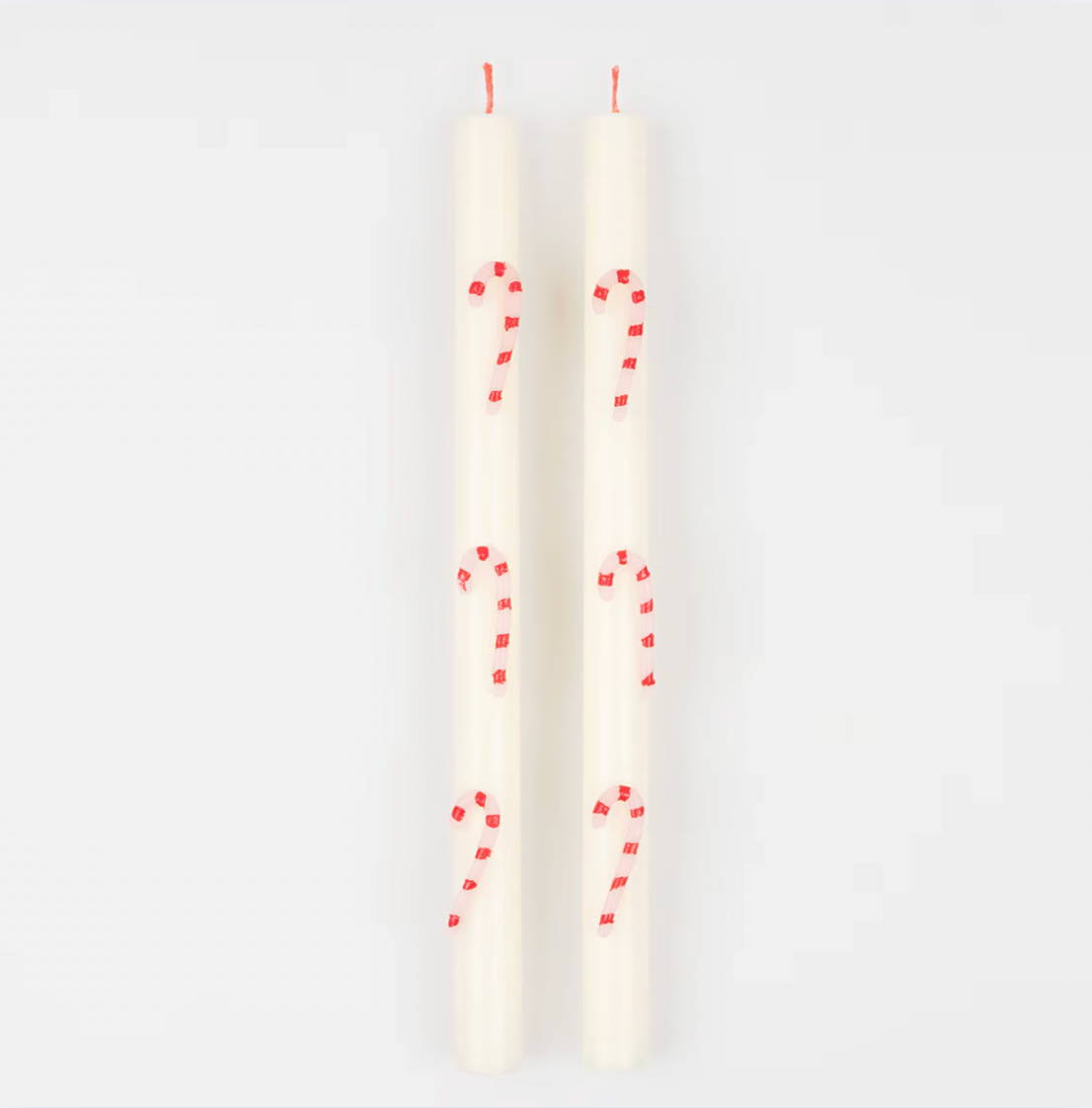 Kerti með jólastöfum - 2 stk