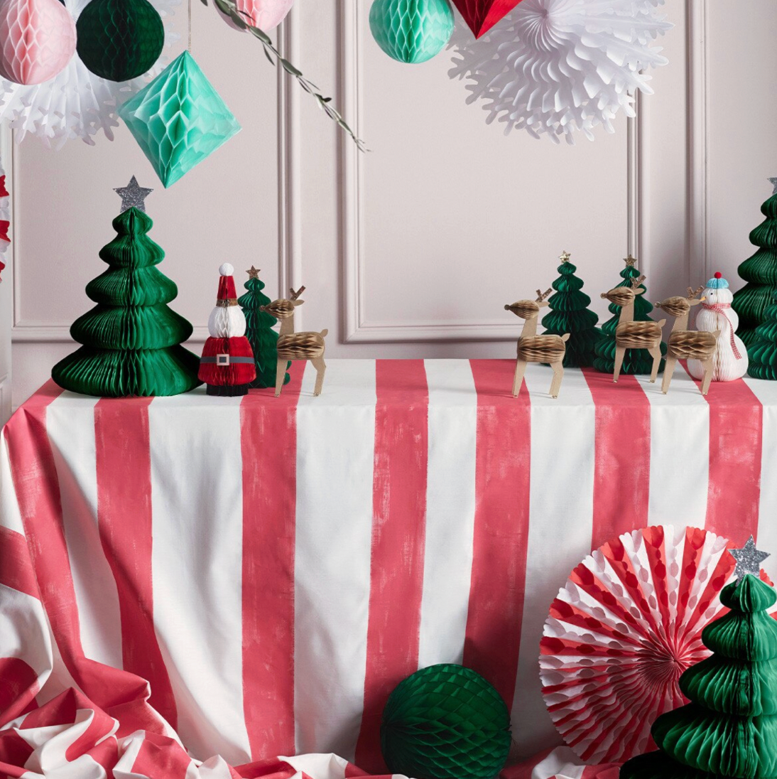 Hunangsbú - Jólatré með silfur stjörnu - 2 stk