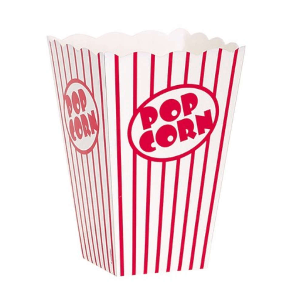 Poppbox - Rauð og hvít -  10 stk