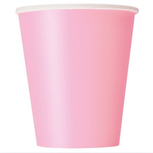 Pappaglös - Ljósbleik - 14 stk