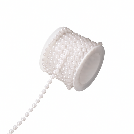 Perlulengja - Hvít - 5 metrar