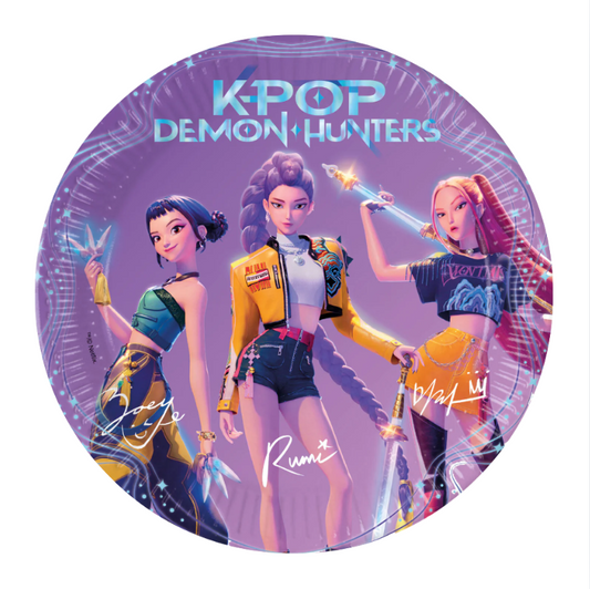 Pappadiskar - K-POP Demon Hunters - 20 cm - 8 stk