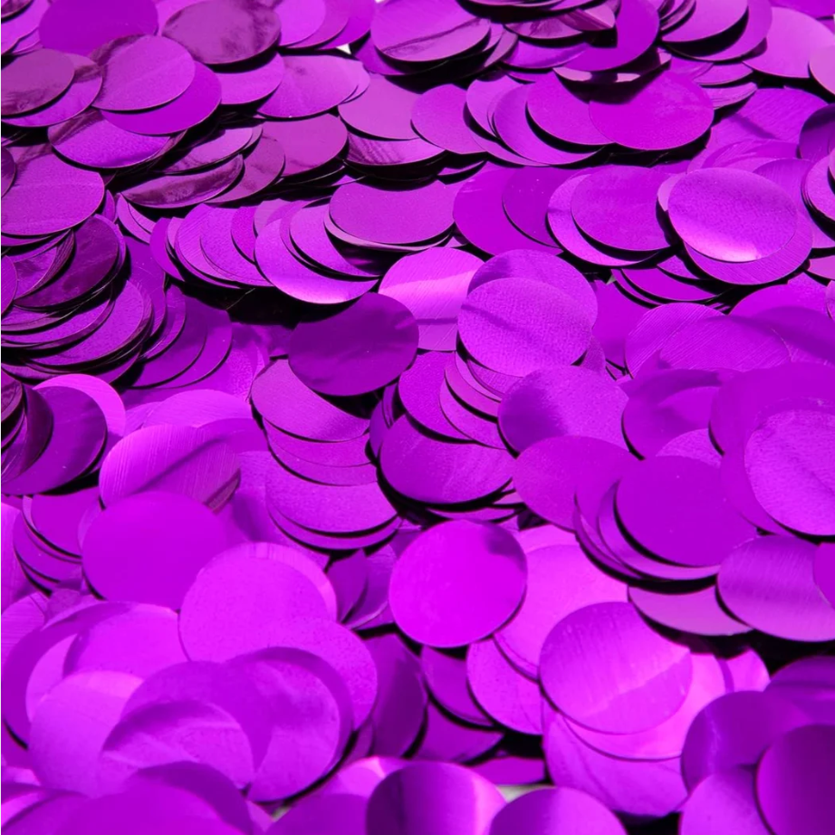 Confetti - Fjólubláir hringir