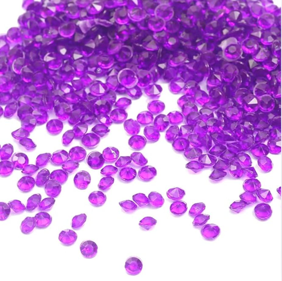 Confetti - Fjólubláir steinar