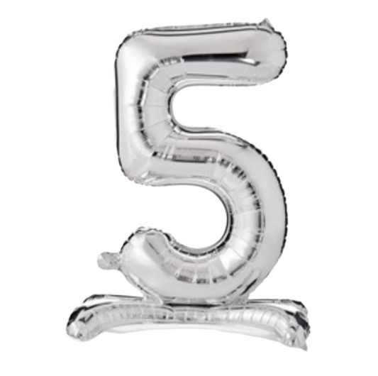 Álblaðra - Sitjandi - Silfur - Nr. 5 - 40 cm