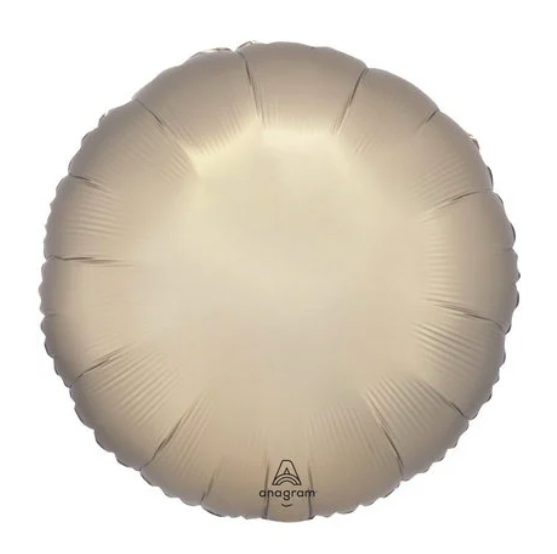 Álblaðra - Hringur - Satín prosecco - 45cm