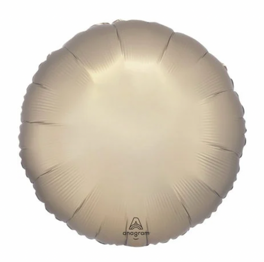 Álblaðra - Hringur - Satín prosecco - 45cm