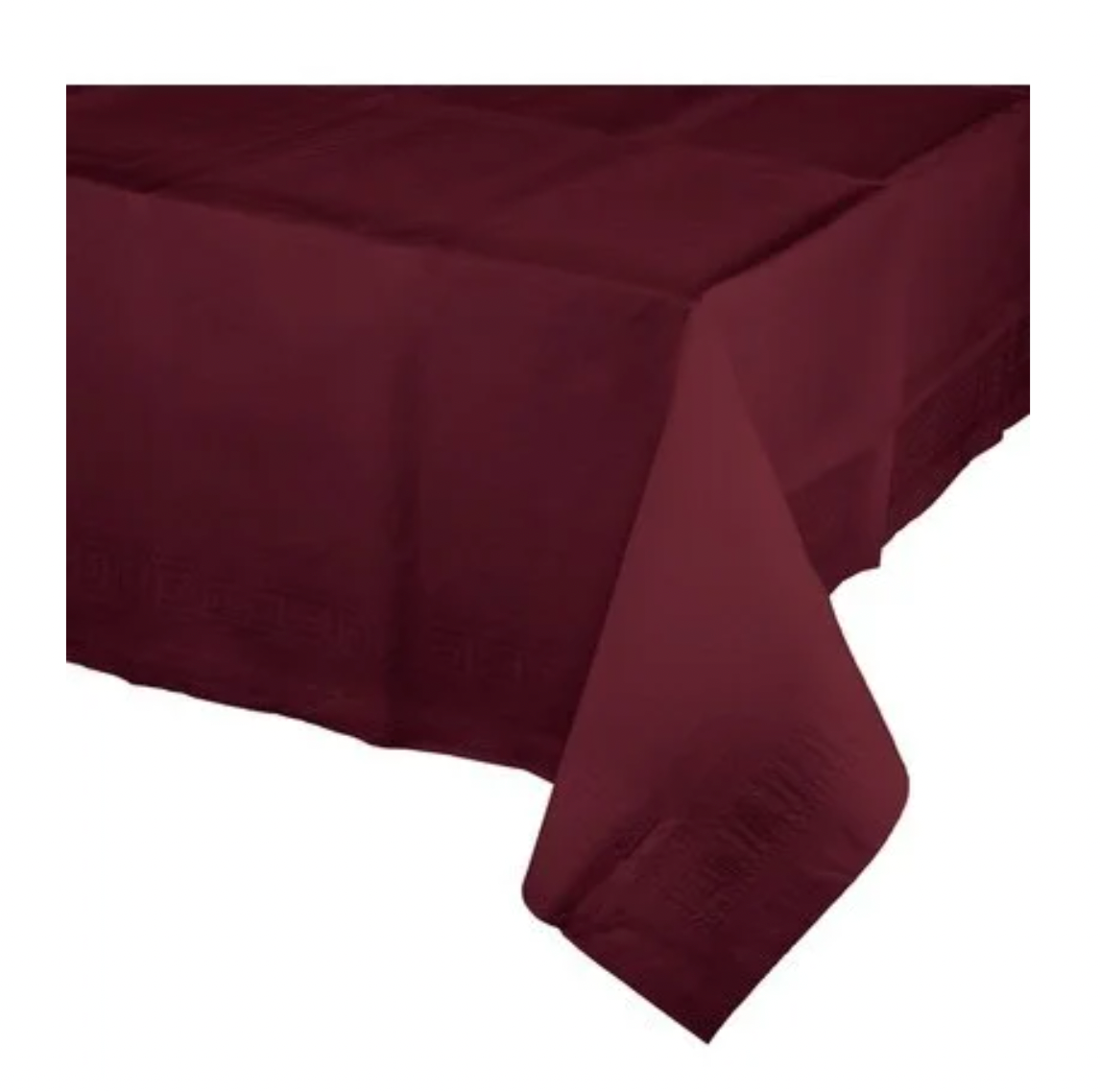 Borðdúkur - Pappír - Burgundy rauður - 137 x 274 cm