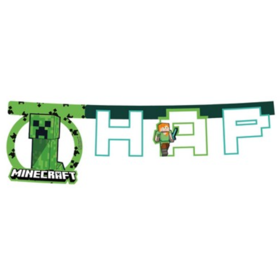 Fánalengja - Minecraft - Happy Birthday - 2m