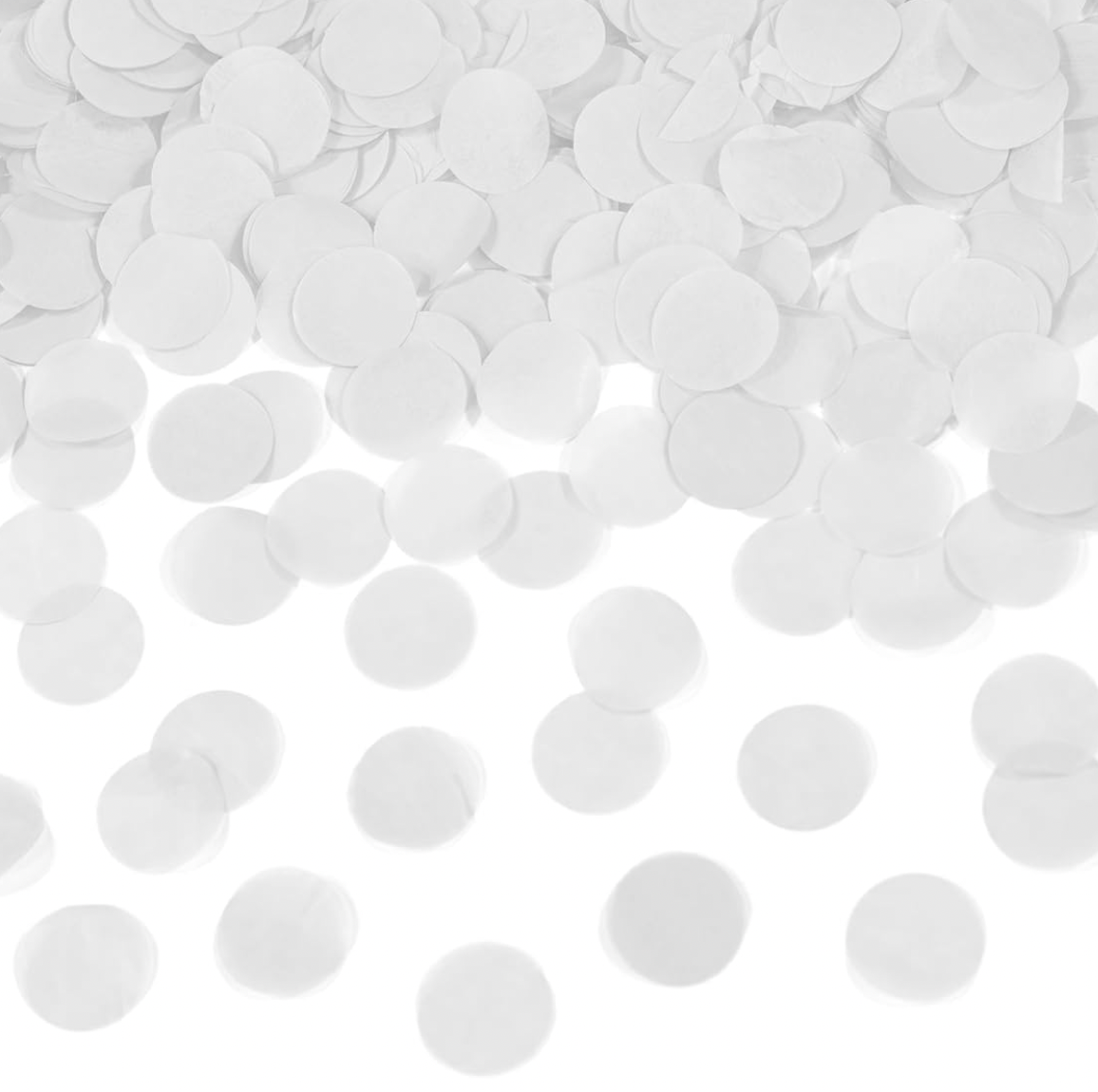 Confetti sprengja - Hvít - 28 cm