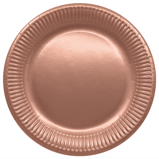 Pappadiskar - Rose Gold - 8 stk