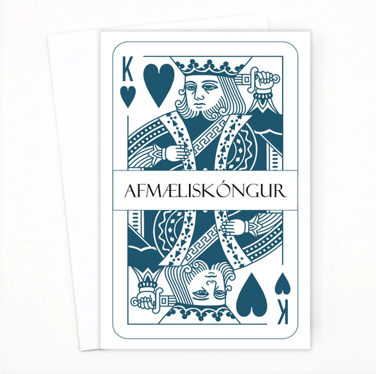 Kort - Afmæliskóngur