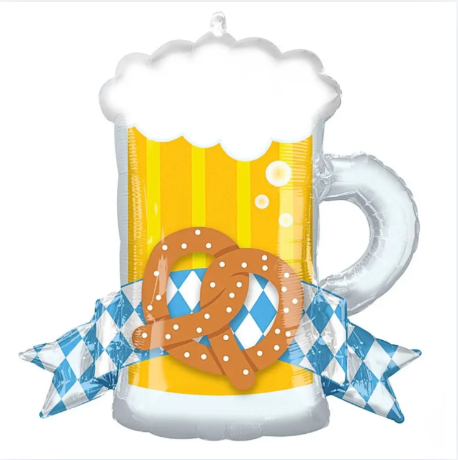 Álblaðra - Bjór blaðra með pretzel - 66 cm