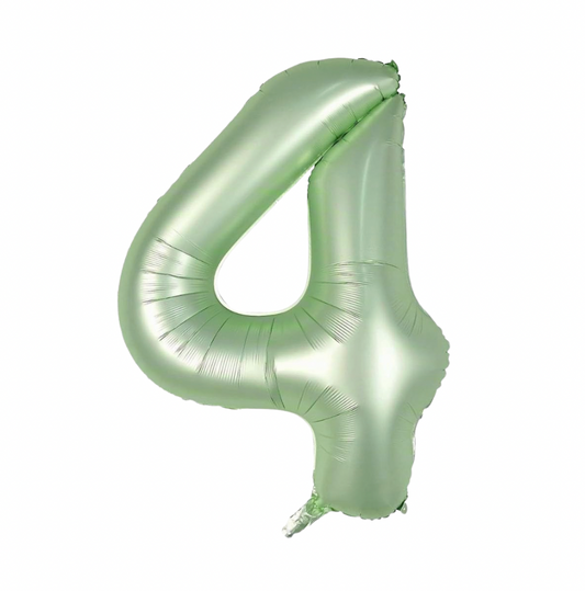 Álblaðra - Tölustafur - 4 - Ljósgrænn - 86 cm