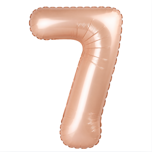 Álblaðra - Tölustafur - 7 - Ljósbrúnn - 86 cm