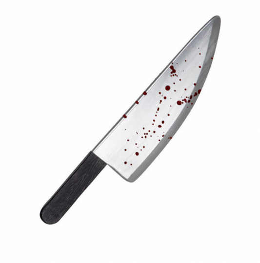 Blóðugur gervihnífur – Halloween - ca. 45 cm