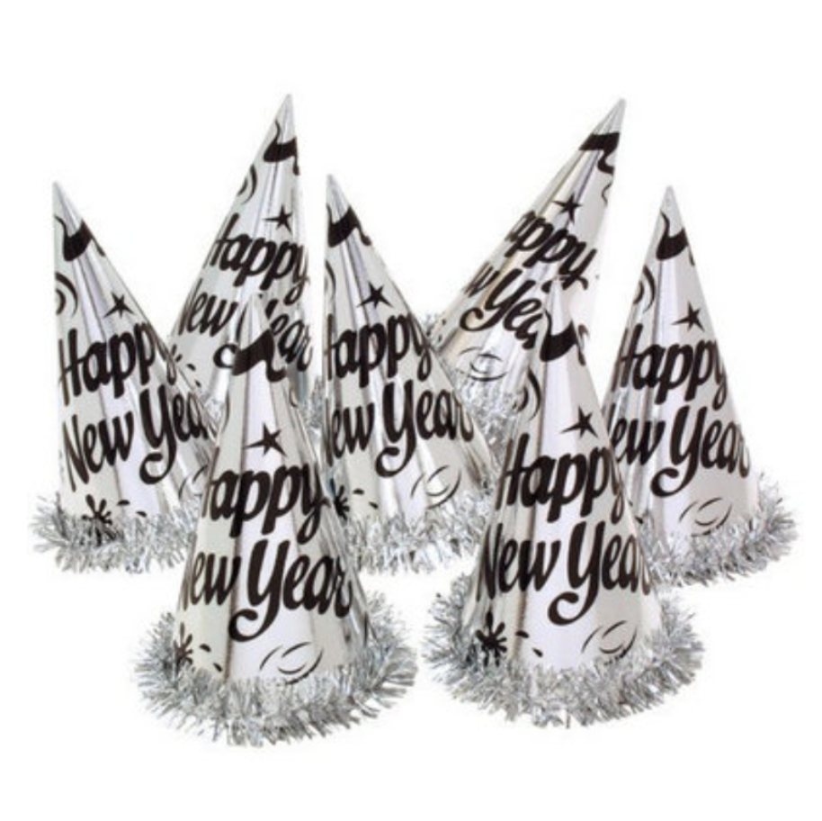 Áramótahattur - Happy New year - 23cm