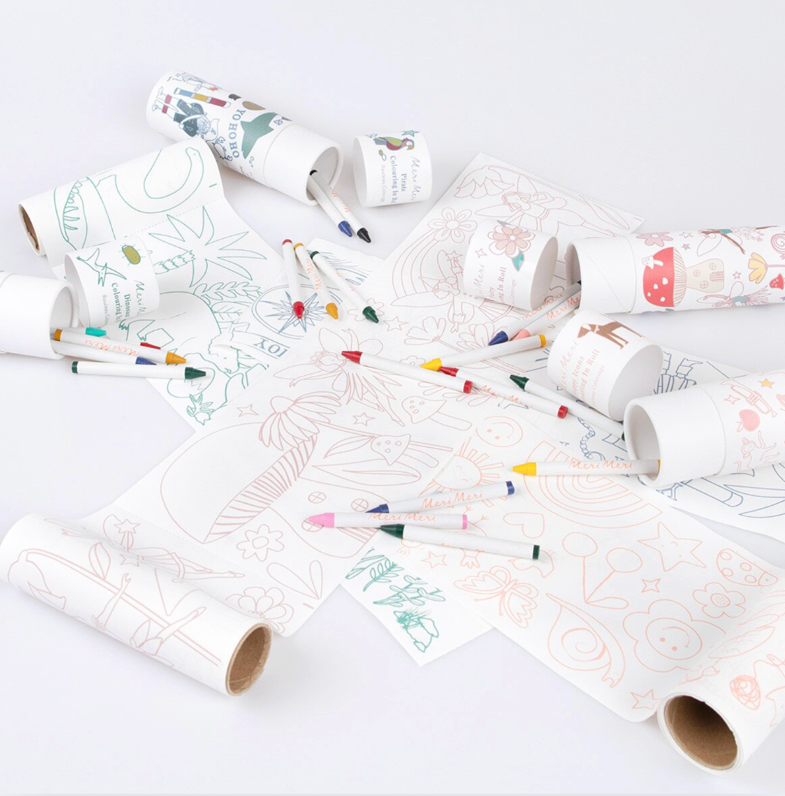 Litarúlla með vaxlitum - Fairy